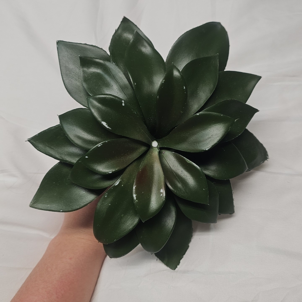 Artificial Succulent Decorative Accent - Dark Green